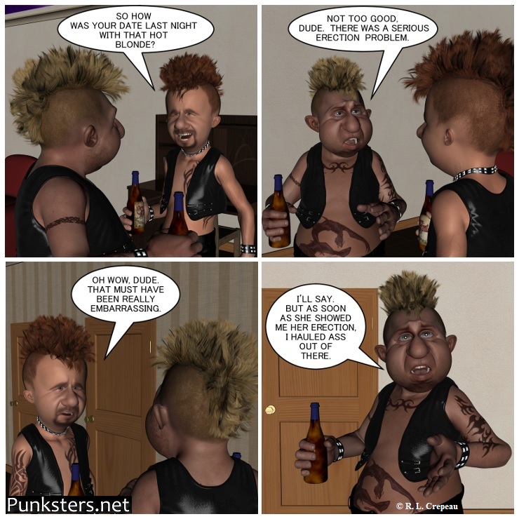 Punksters.net punk rock comic strip # 079