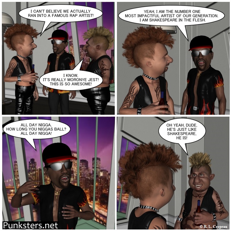Punksters.net punk rock comic strip # 081