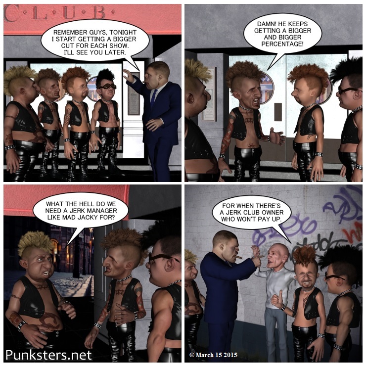 punksters comic strip # 008