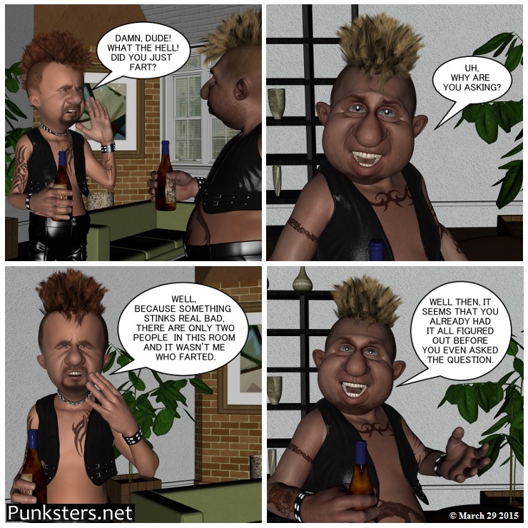 Punksters comic strip # 10