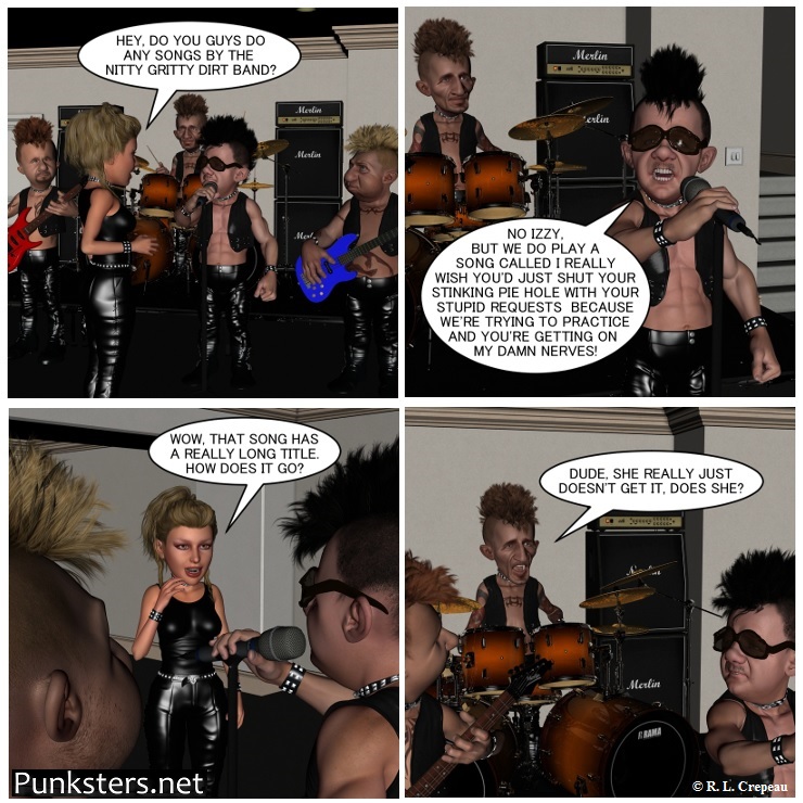 punksters punk rock comic strip # 11