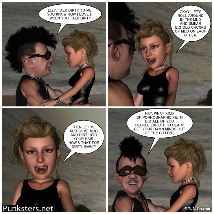 Punksters.net punk rock comic strip # 041