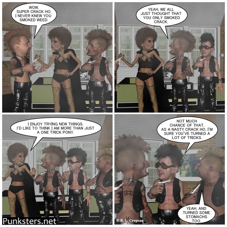 Punksters.net punk rock comic strip # 051