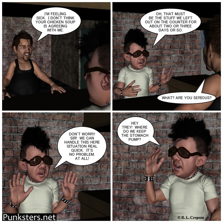 Punksters.net punk rock comic strip # 063