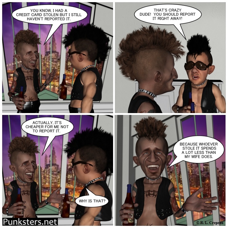 Punksters.net punk rock comic strip # 089